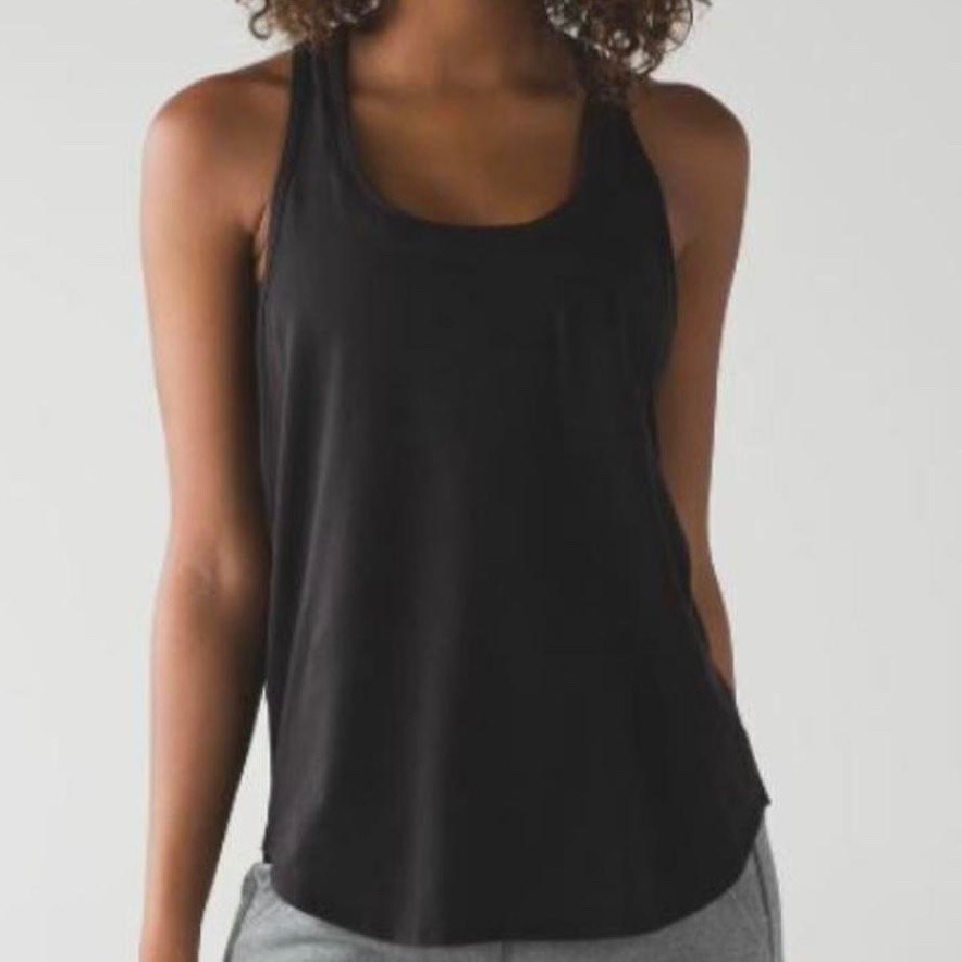 Lululemon Tank Top 5 Year Basic 4 Black Racerback Pocket Minimalist Athleisure